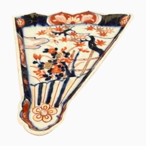 Fächerförmiger Japanischer Imari Teller, 1900er