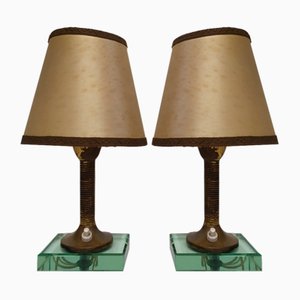 Table Lamps attributed to Pietro Chiesa for Fontana Arte, 1930s, Set of 2