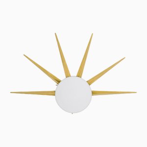 Dawn Solare Collection Polished Brushed Wall Lamp by Design for Macha