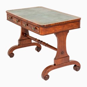 English Regency Mahogany Library Table