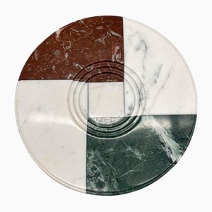 Teller aus Carrara Marmor von Up & Up, Italien, 1970er