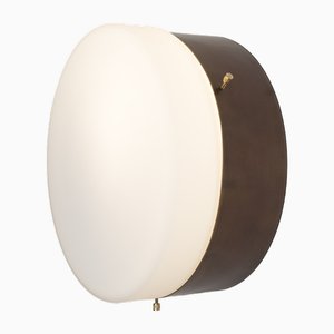 Virgin Solare Collection Unpolished Opaque Wall Lamp by Design for Macha