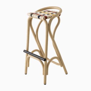 Sgabello da bar Turn multicolore di Aurélien Veyrat e Lauriane Beaunier