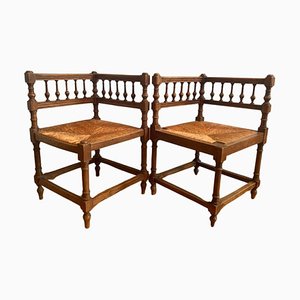 Wicker Chairs, 19th Century, Set of 2