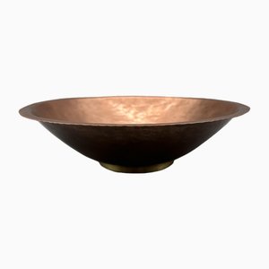 Bowl in Hammered Copper by Will Odening, Germany, 1930s