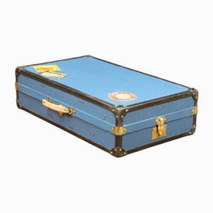 Blauer Koffer oder Koffer