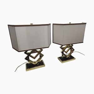 Lampade da tavolo di Romeo Rega, anni '70, set di 2