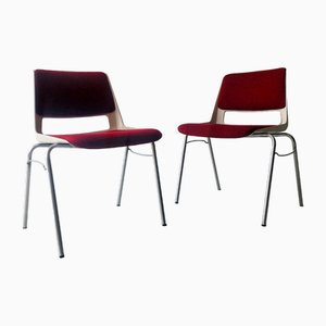 Stackable Desk Chairs, 1960s, Set of 2