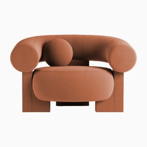 Cassete Armchair in Boucle Burnt Orange by Alter Ego for Collector