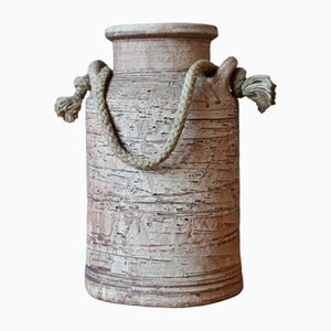 Brutalist Terracotta Pot, 1970s