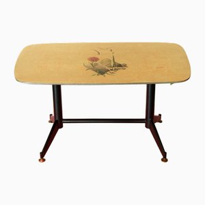Mid-Century Isotta Hand-Painted Coffee Table, Italy, 1950s
