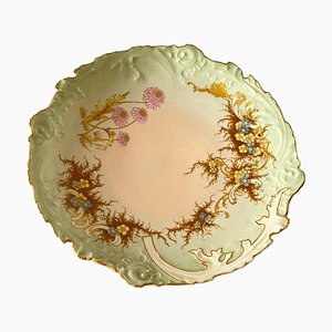 Assiette en Porcelaine de Limoges de Leon Sazerat, France, 1860