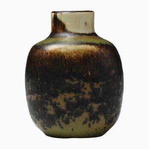 Small Earthy Vase-Miniature by Nils Thorsson for Royal Copenhagen, 1960s