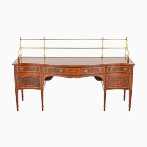 Regency Mahagoni Sideboard mit konischen Beinen