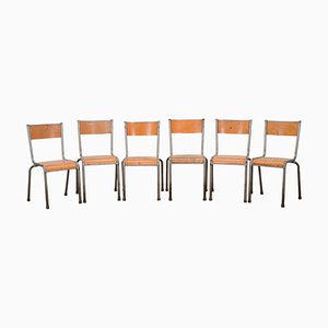 Mullca School Chairs, Frances, 1960s, Set of 6