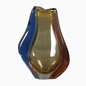 Bohemian Glass Vase by Hana Machovska for Mstisov Glassworks