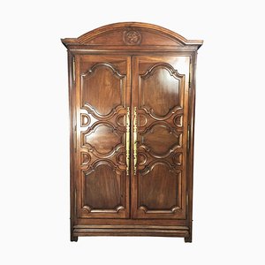 Late 17th Century Louis XIV Walnut Wardrobe, 1700s