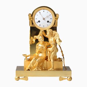 Empire Bronze Clock, 1820s