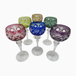 Copas de vino serie Römer de cristal de WMF. Juego de 6