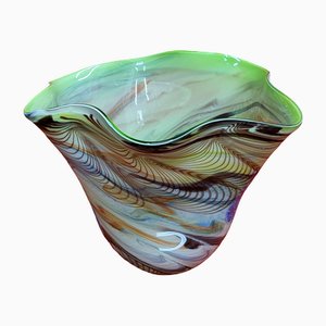Vaso vintage in vetro di Murano, anni '70