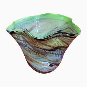 Vaso vintage in vetro di Murano, anni '70