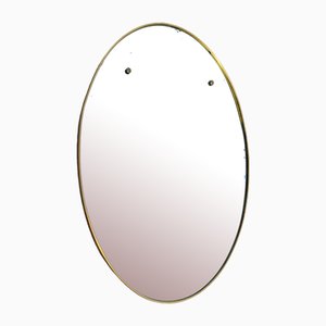 Specchio ovale vintage anni '60