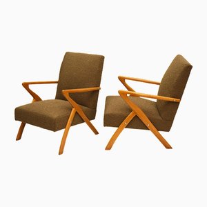 Scandinavian Armchairs, 1950s, Set of 2