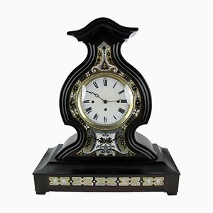 Vintage Inlaid Table Pendulum Clock