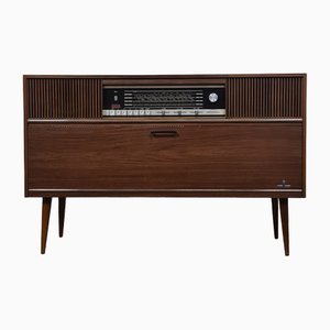 Vintage Veneer Audio Cabinet