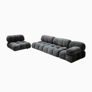 Vintage Camaleonda Sofa by Mario Bellini for B&B Italia, Set of 9