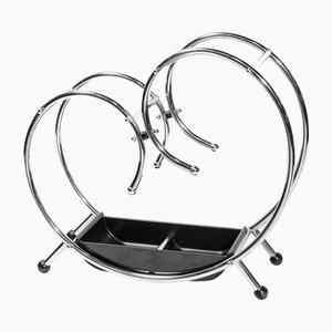 Umbrella Stand in Bakelite and Chrome-Plated Brass