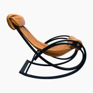 Sgarsul Rocking Chair by Gae Aulenti for Poltronova, 1960s