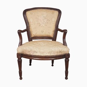 18th Century Brown Walnut Armchair