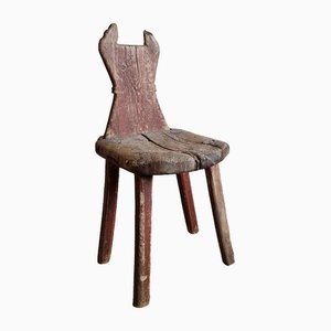Swedish Folk Art Chair, 1750s
