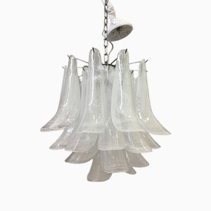 Murano Style Glass Sella Alabastro Color Chandelier from Simoeng