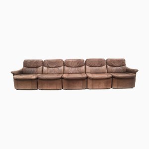 Vintage Leather Element Sofa, 1970s, Set of 5