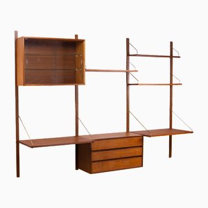 Danish Modular Royal System Shelving by Poul Cadovius, 1960s, Set of 11