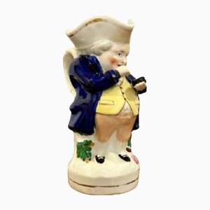 Victorian Staffordshire Toby Jug of Mr Snuff, 1860s