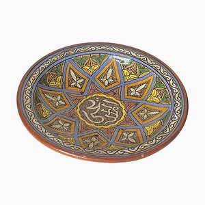 Early 20th Century Morocco Fez Ceramic Bowl, 1920s