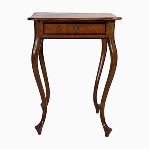 Side Table with Shelf in Mahogany, 1880s