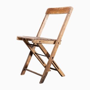 Beech Folding Chair, 1960s