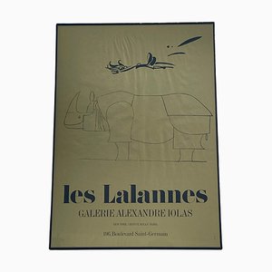 François-Xavier Lalanne, Rhinocéros / Rhinocrétaire, años 70, Póster en papel