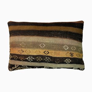 Housse de Coussin Vintage Fait Main, Turquie, 1970s