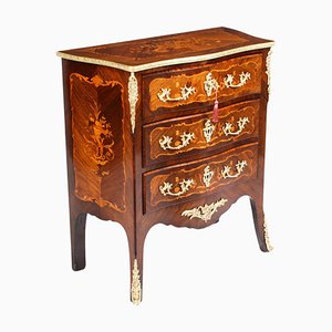 Commode Louis Revival Antique en Marqueterie, France, 19ème Siècle