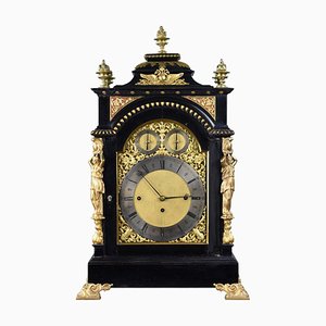 Victorian Ebonized Bracket Clock by Barraud & Lunds, 1870