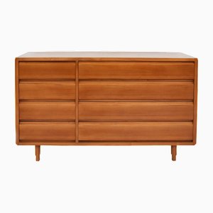 Large Italian Chest of Drawers in Fruit Wood, 1960s