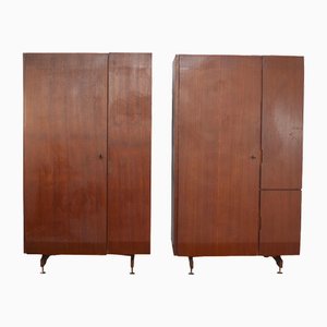 Teak Storage Cabinets by Vittorio Dassi for Dassi, 1960s, Set of 2