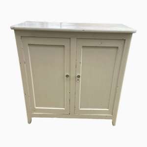 Mobiletto in abete a due ante, anni '50