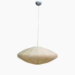 Italienische UFO Deckenlampe aus Kunststoff, 1950er