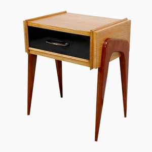 Small Vintage Mahogany Living Room Side Table attributed to Maison Gautier, 1960s